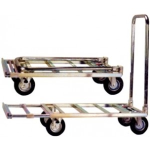 Carrello a pianetta da 805x530xh.190/1015 - Zincato