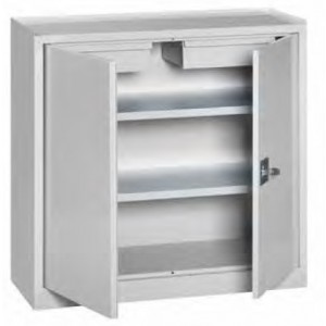 Armadio porta utensili a 2 piani regolabili + 2 cassetti interni 