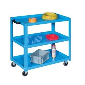 Carrello componibile a 3 piani - da 850x450xh.800 - Blu