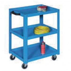 Carrello componibile a 3 piani - da 650x450xh.800 - Blu