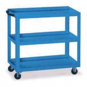 Carrello saldato a 3 piani - da 850x450xh.800 - Blu