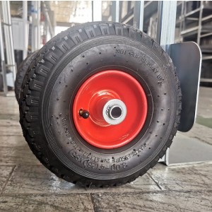 Ruota pneumatica Ø260 disco lamiera port.Kg. 150